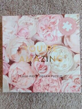 You’re Amazing Pink Floral 1,000-Piece Jigsaw Puzzle